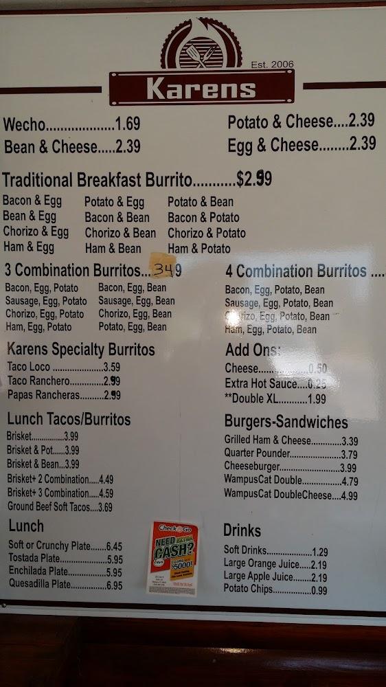 Karen Menu image 4